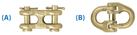 twin clevis and coupling link