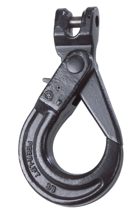 Chain shortening hook with double spring lock 
