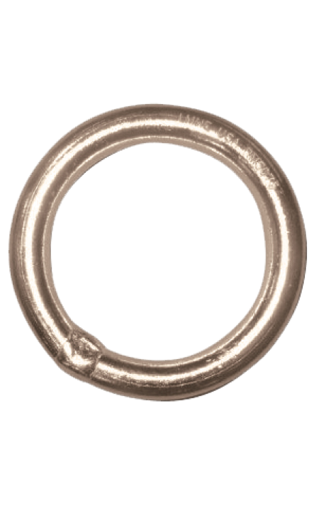 4 AWG 5/16 Nickel Plated Premium Ring Terminals (10-Pack)
