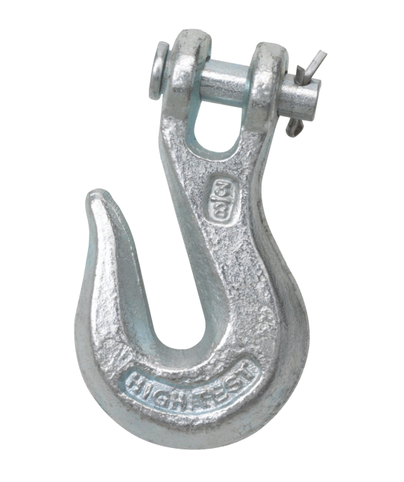 *1* Chrome / Silver Colored Fish Hook Hat Clip / Pin