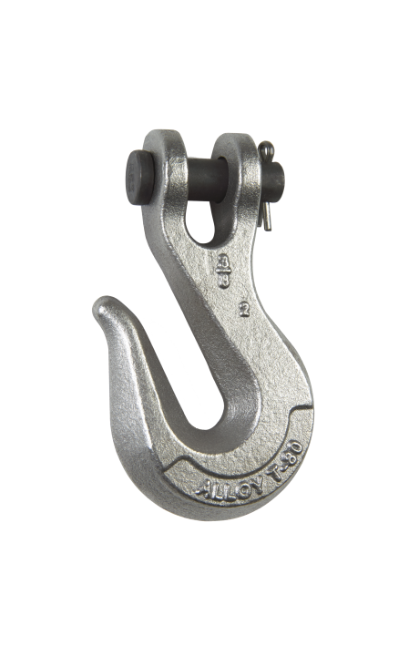 Zinc Chain Hook Clevis Type Grab Hook 5/16 in.